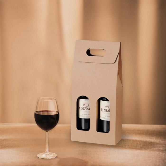 Double Bottle Portable Wine Box