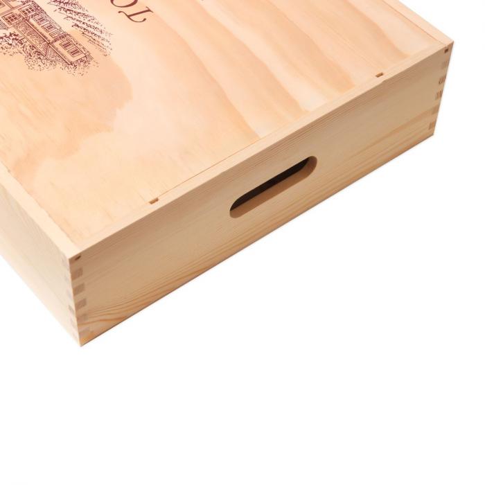 Six-pack Wooden Wine Gift Box