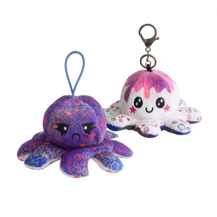 Small Reversible Octopus Plush Toy