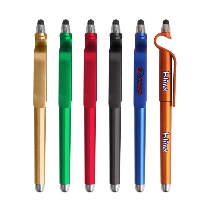 Stylus Ball Pen with Mobile Holder 