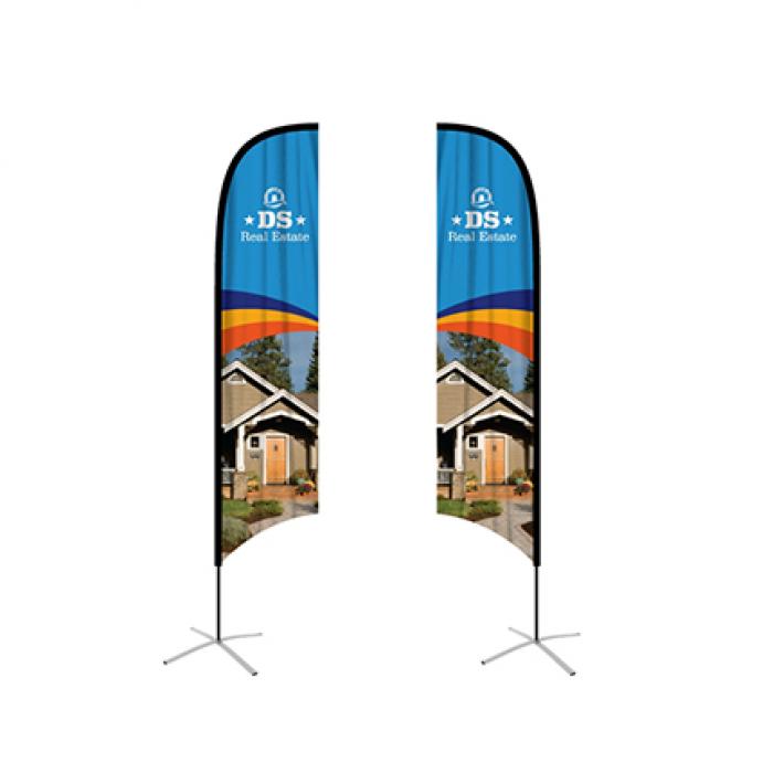 Small(65*200cm) Concave Feather Banners