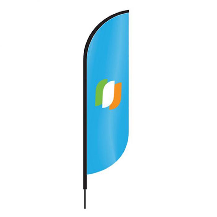 Large(80.54*400cm) Convex Feather Banners