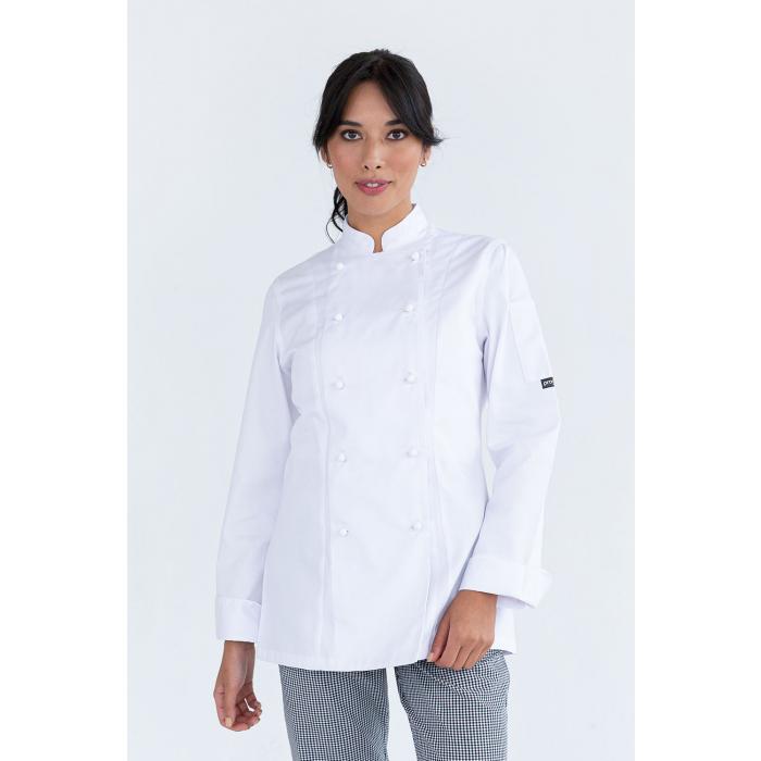PROCHEF Womens Traditional Chef Long Sleeve Jacket White