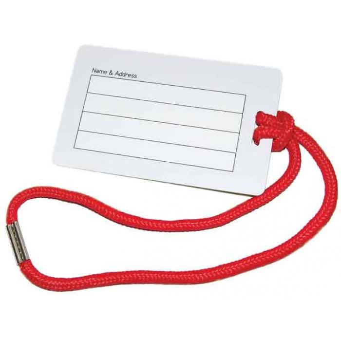 Clp014 Cord Luggage Tag Red