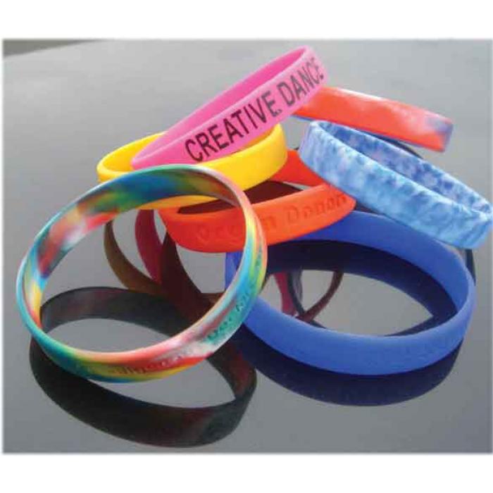 Printed Silicone Wrist Bands