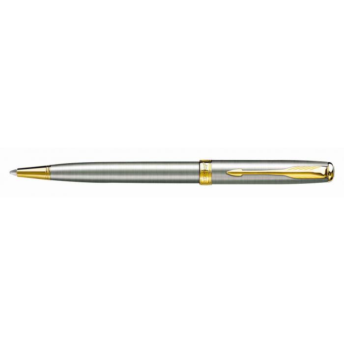 Parker New Sonnet Stainless Steel Gt Ballpoint Pen