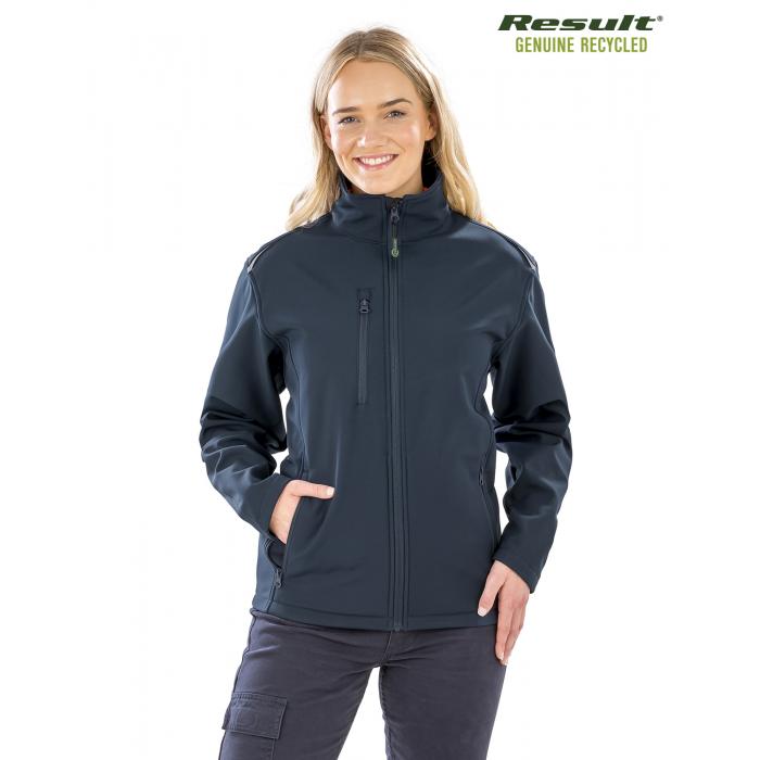 Result Recycled PET Ladies Soft Shell Jacket