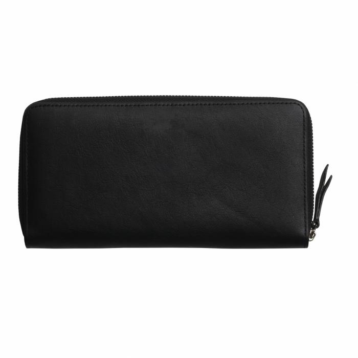 Zipped Wallet Sellier Noir