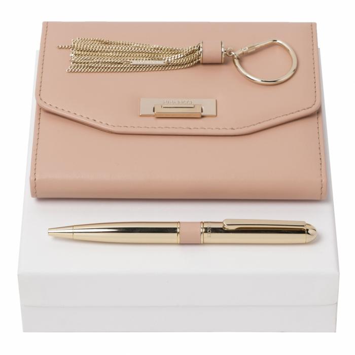 Set Nina Ricci Pink (Premium ballpoint Pen, Note Pad A6 & Key Ring)
