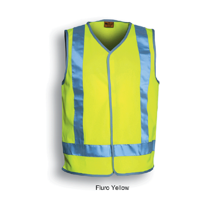 Unisex Adults Hi-Vis Vest With Reflective Tape