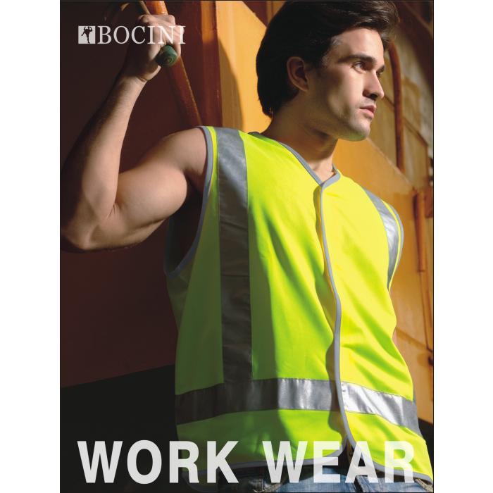 Unisex Adults Hi-Vis Vest With Reflective Tape