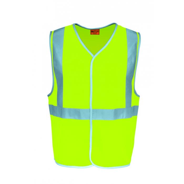 Unisex Adults Hi-Vis Vest With Crossing Tape