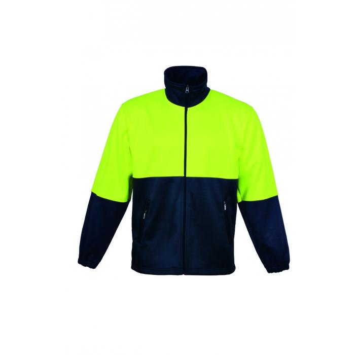 Unisex Adults Hi-Vis Full Zip Fleece