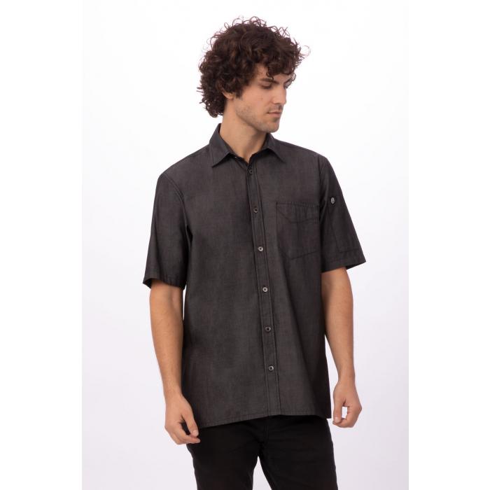 Detroit Short Sleeve Denim Shirt