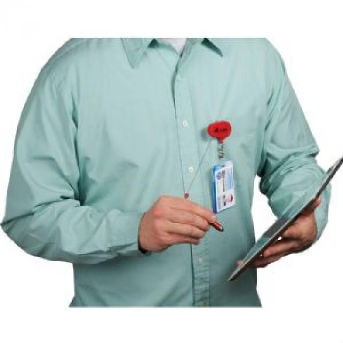 Strato Badge Holder with Pen-Stylus
