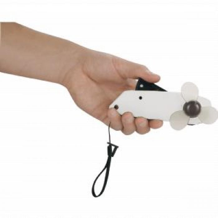 The Wind-up Mini Fan with Light