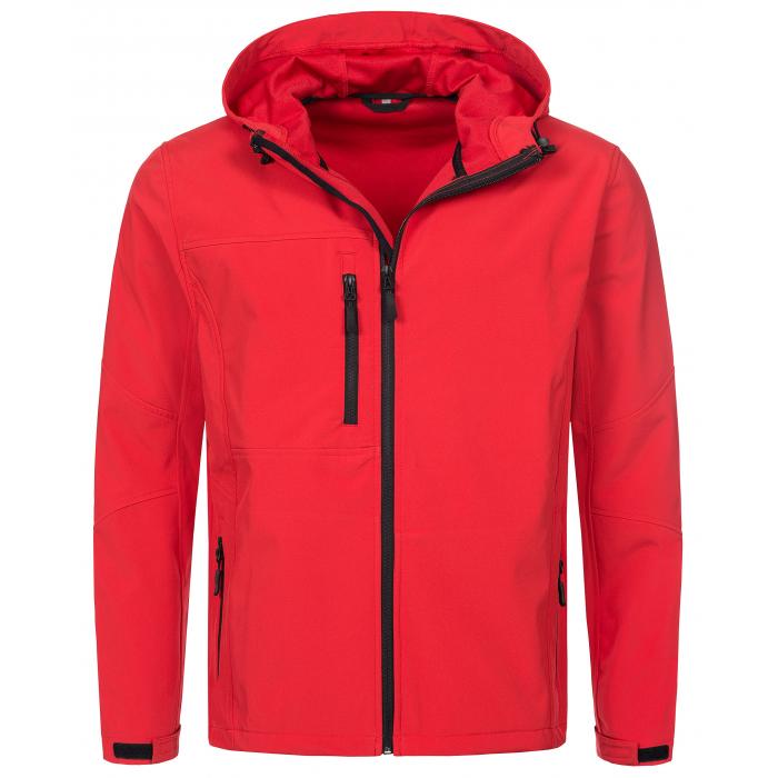 Men's Active Softest Shell Hooded Jacket