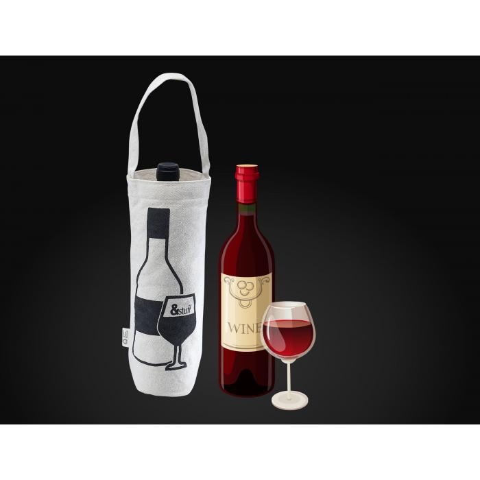 Calico Wine Bag 30cm x 16cm x 9cm