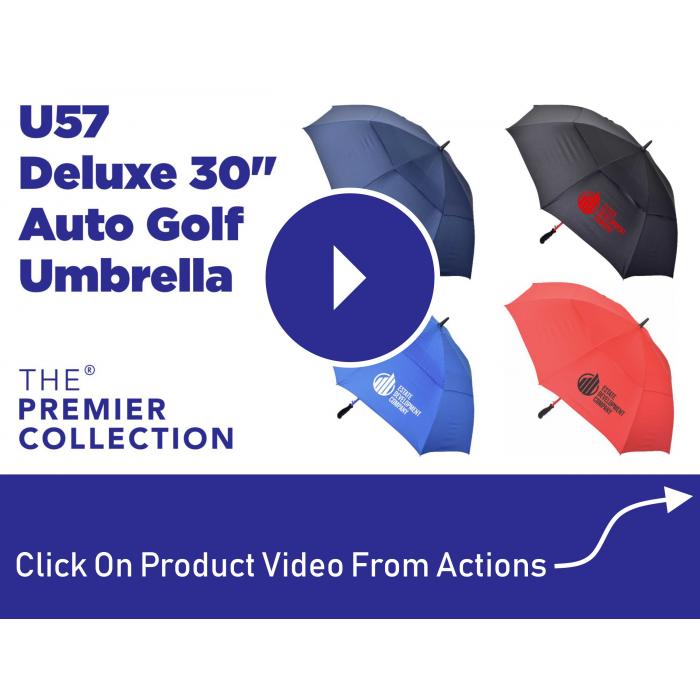 Deluxe 30" Auto Golf Umbrella