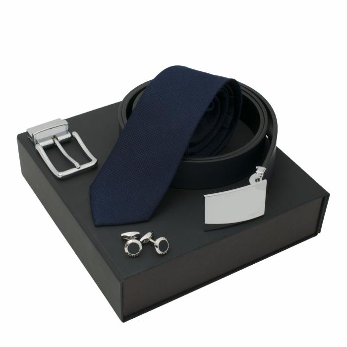 Set Ungaro (cufflinks, Belt & Silk Tie)