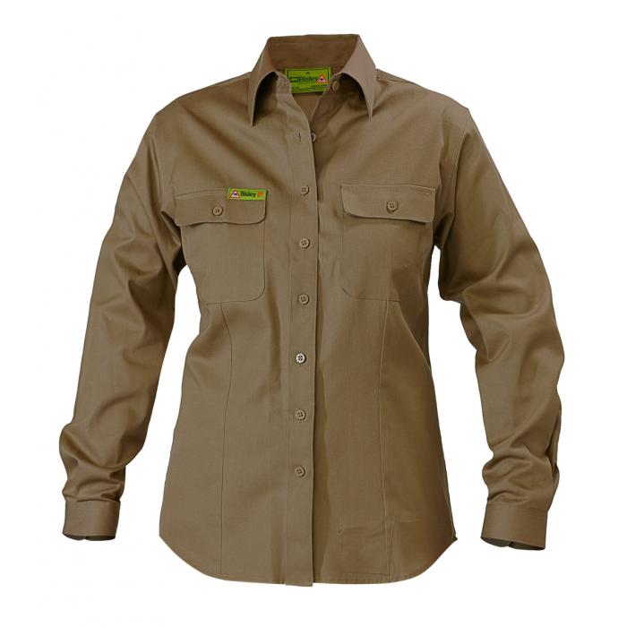Insect Protection Drill Shirt - Women'S Long Sleeve
