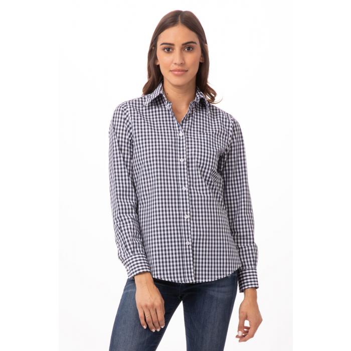 Gingham Ladies Dress Shirt