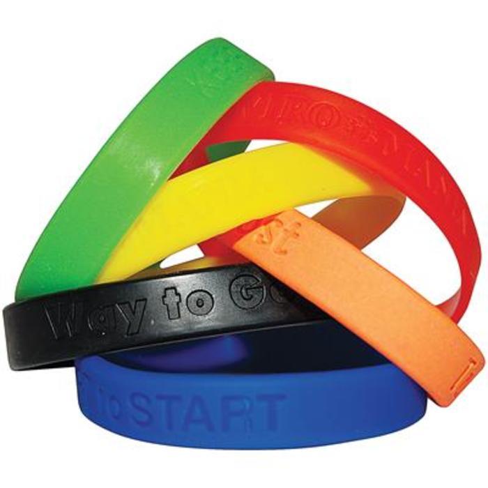 Debossed Silicone Wristbands