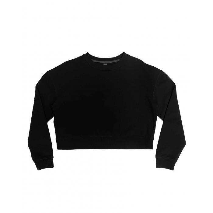 Womens Cropped Crew Neck