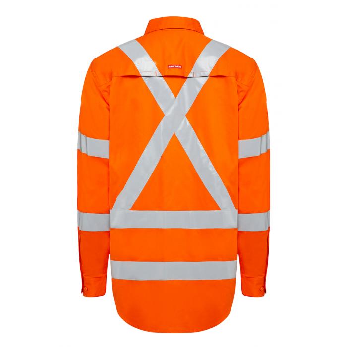 Mens Biomotion Hi-Visibility Lightweight Long Sleeve Shirt With Tape