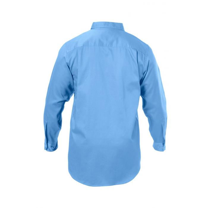 Mens Foundations Cotton Drill Long Sleeve Shirt