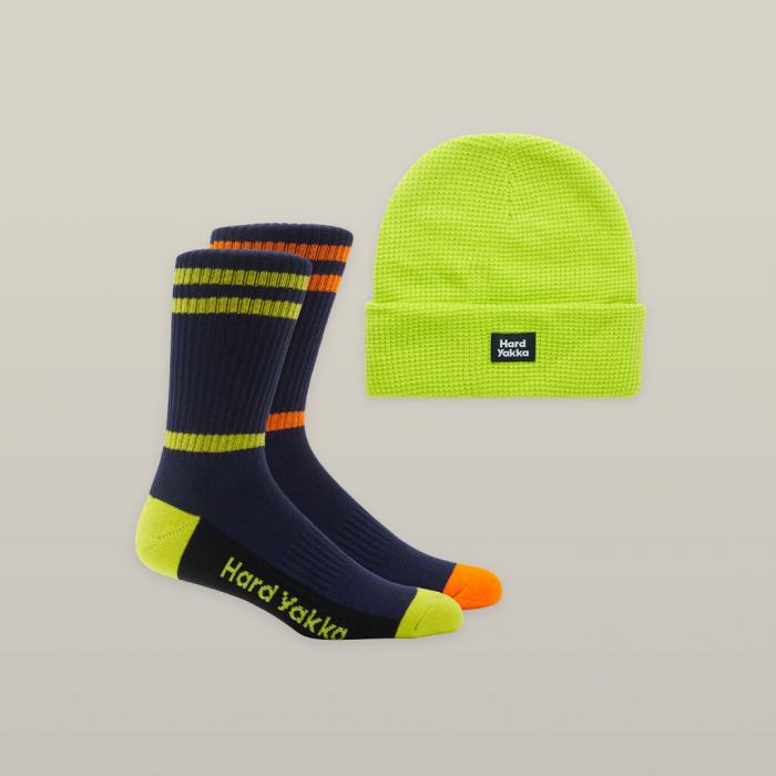 2Pack Sock Beanie Bundle pack