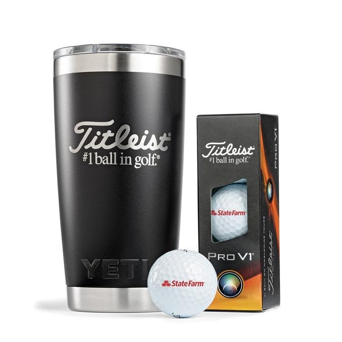 Yeti Tumbler Titleist Pro V1/V1x