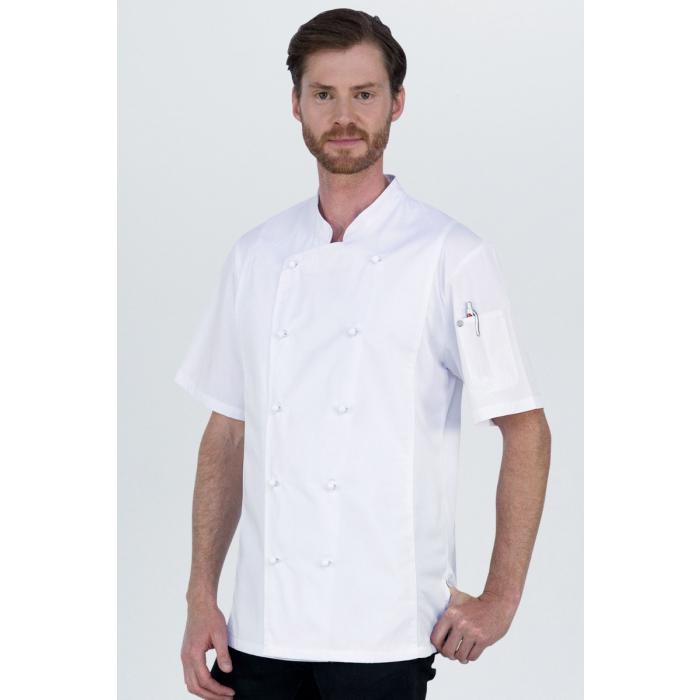 Aussie Chef Alex Cool Mesh Jacket White