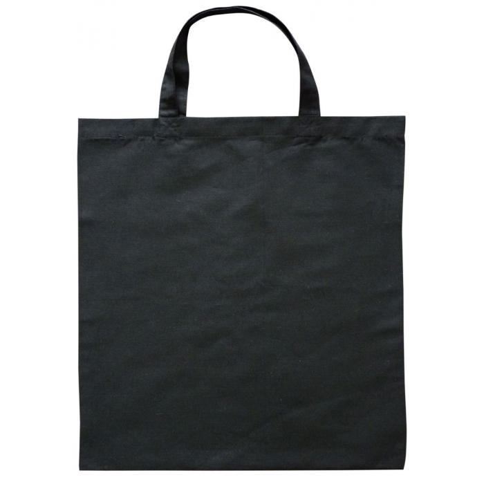Calico Bag Short Handle - Natural