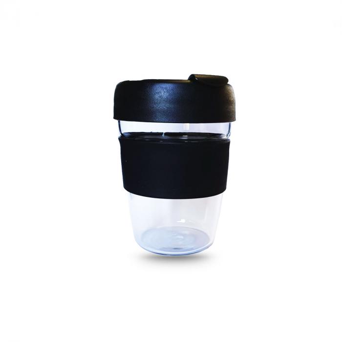 350ml Reusable Glass Coffee Cup