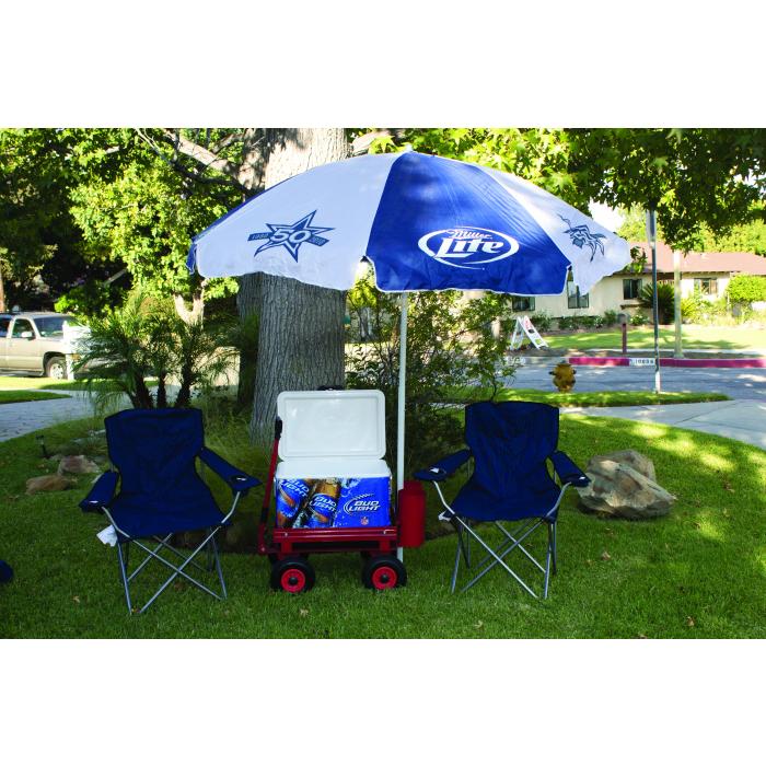 Tailgate Chair Cooler Wagon And Umbrella Combo