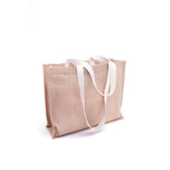 Jute Boutique Bag With Gusset