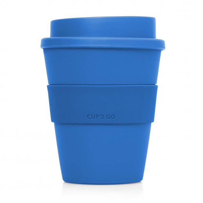 Eco Coffee Cup Plastic Cup2Go 356ml - Blue