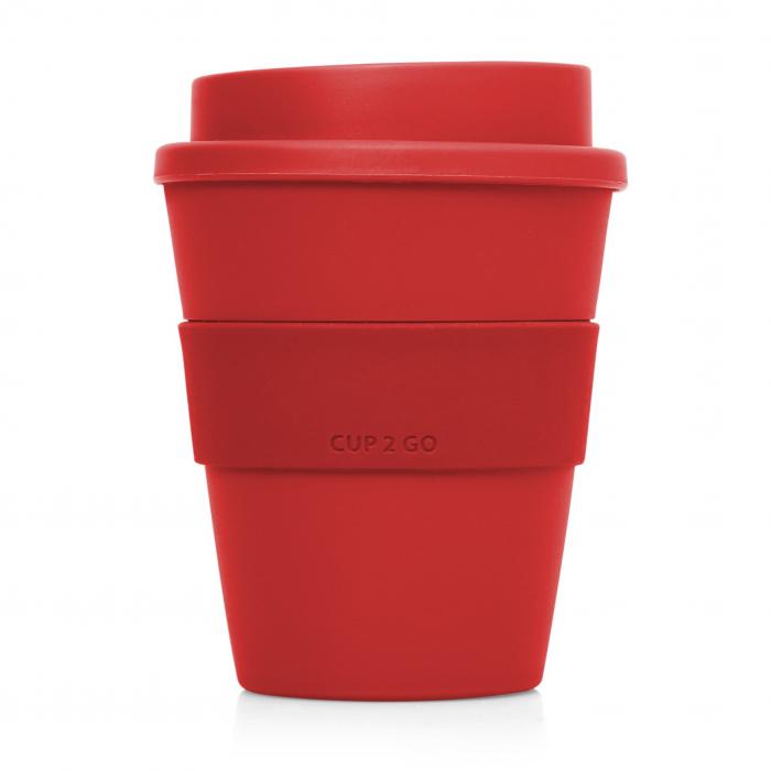 Eco Coffee Cup Plastic Cup2Go 356ml - Red 