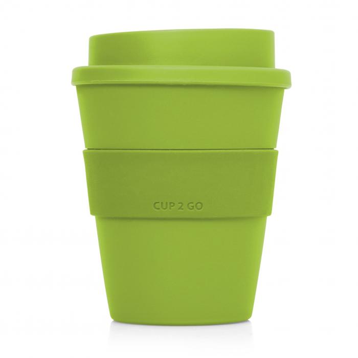 Eco Coffee Cup Plastic Cup2Go 356ml - Lime Green 