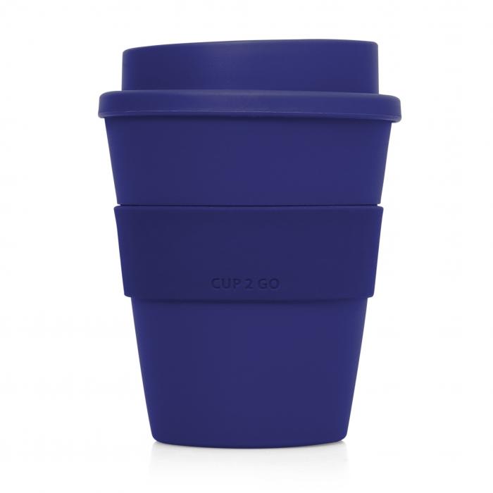 Eco Coffee Cup Plastic Cup2Go 356ml - Navy Blue 