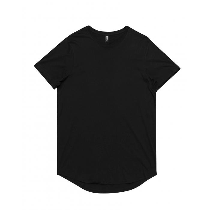 Mens Curved Hem T-shirt