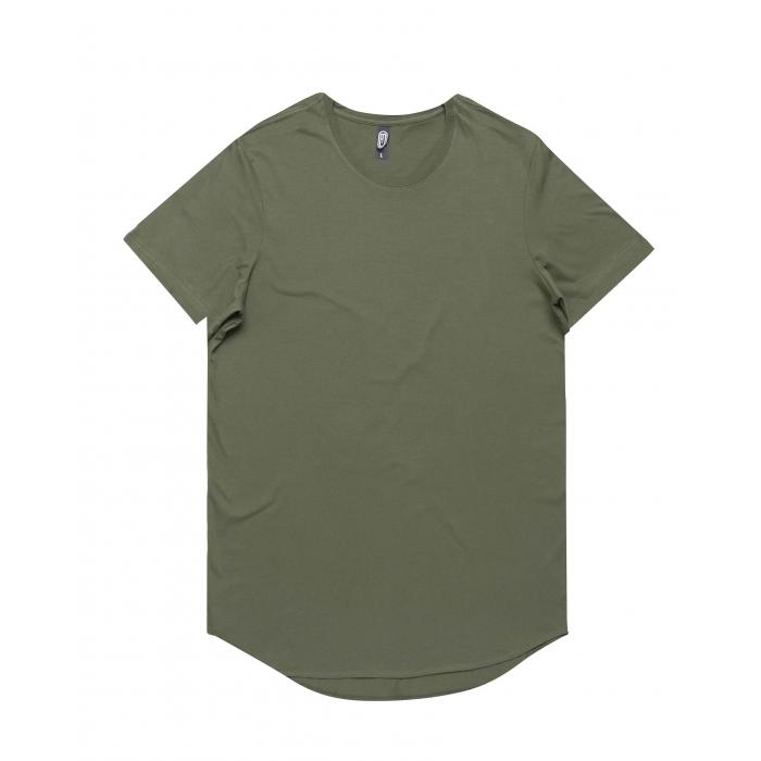 Mens Curved Hem T-shirt