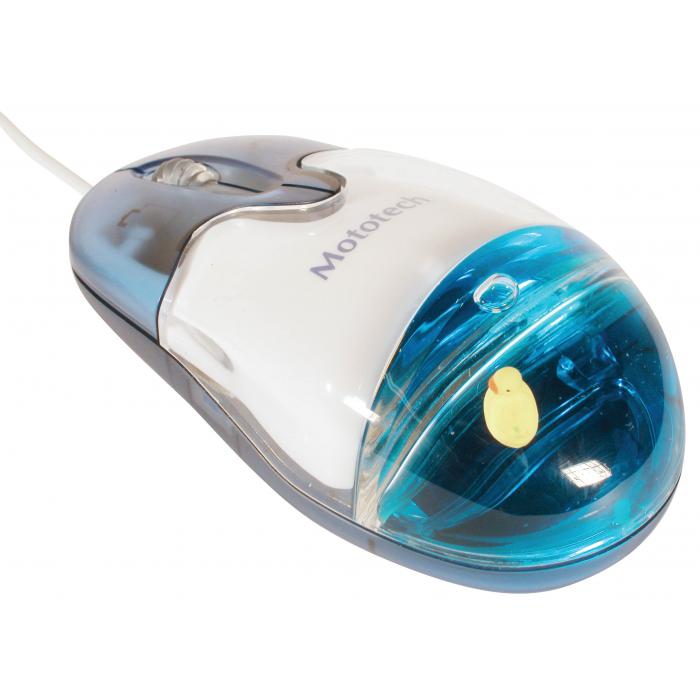 Cable Optical Mouse With Floater Pens