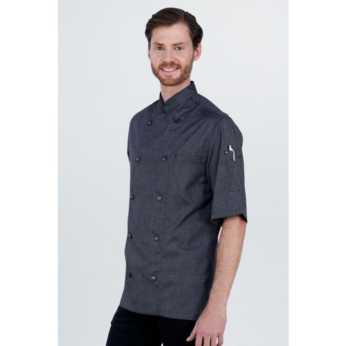 Aussie Chef New York Mens Chef Jacket Short Sleeves