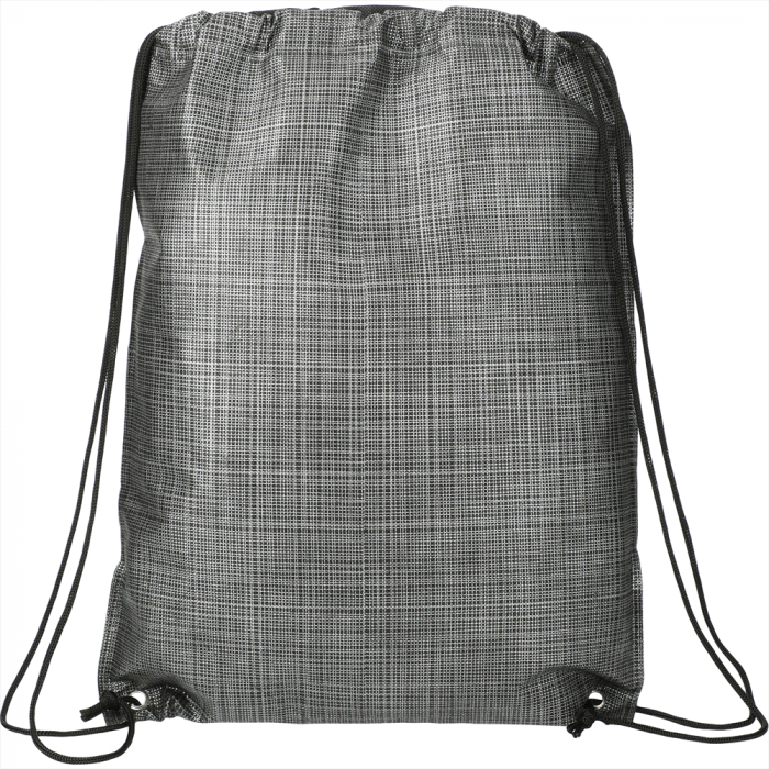 Bullet Crossweave Heat Sealed Drawstring Bag