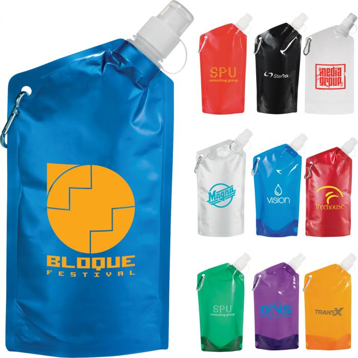 Cabo 600Ml Water Bag With Carabiner