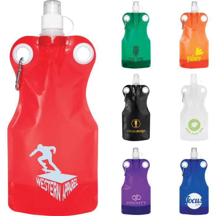 Hermosa 630Ml Water Bag With Carabiner