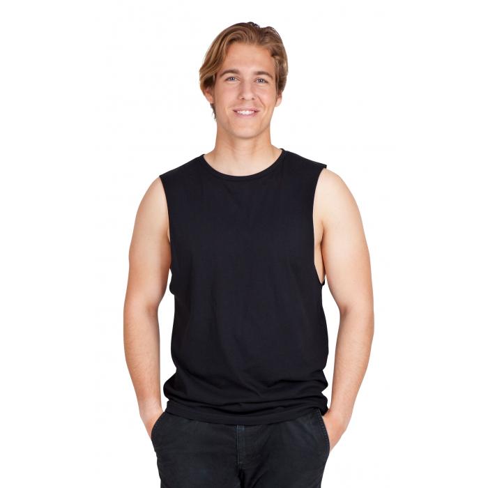 Mens 160gsm 100% combed cotton Sleeveless tee