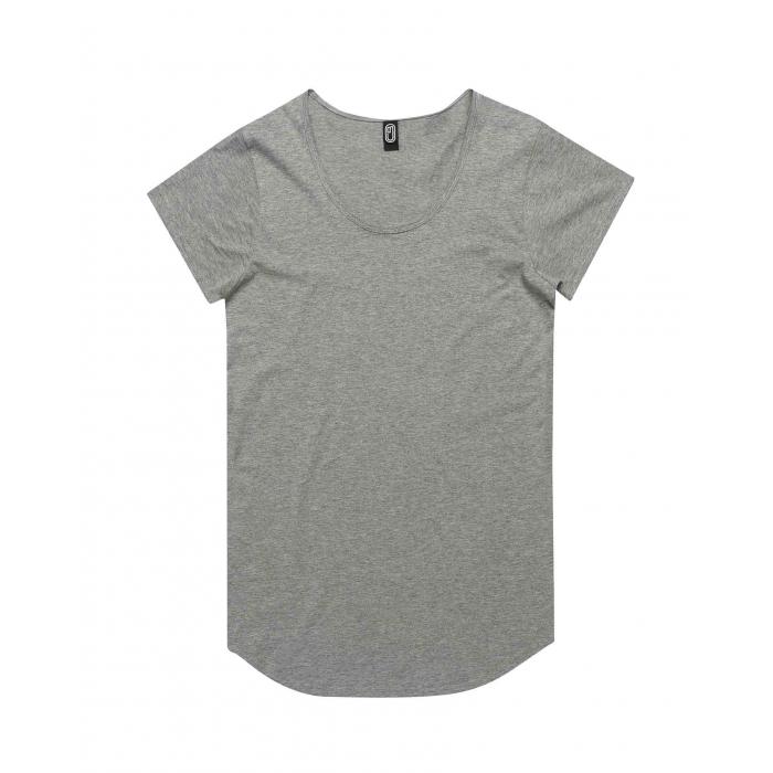 Womens Curved Hem T-shirt